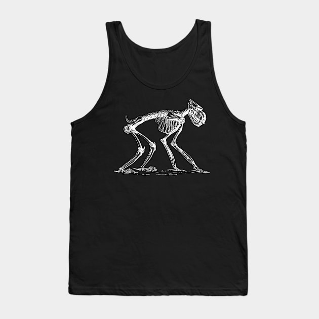 Ape Skeleton Tank Top by tommartinart